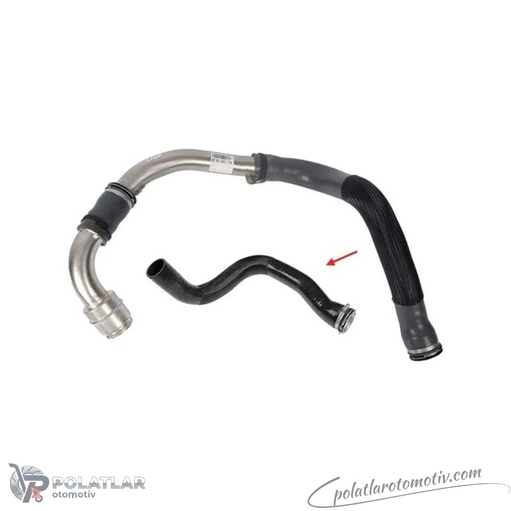 TURBO HORTUMU METAL BORU HARIC OK ILE GOSTERILEN BUYUK HORTUM IBR 11629 8201047770