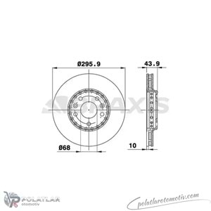 FREN DISKI ÖN 296 MM ADET FIYATIDIR(KUTU IÇI 2ADET) BSG 75-210-015 402060002R